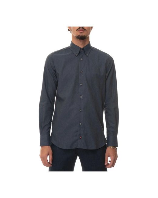 Carrel Casual Shirts in het Blue voor heren