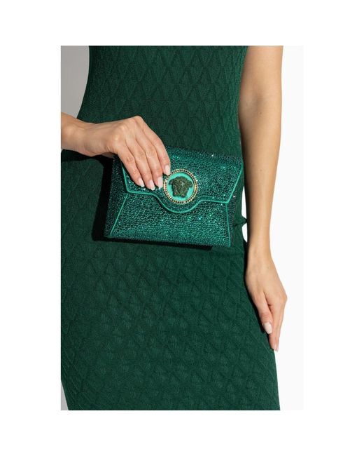 Clutches Versace de color Green