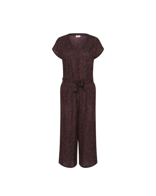 Kaffe Jumpsuits & Playsuits ,Bruin ,Jumpsuit in het Brown