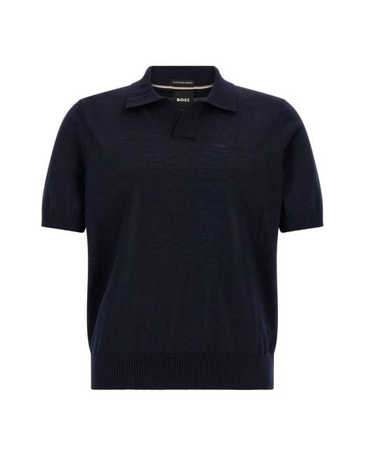 HUGO Blue Polo Shirts for men