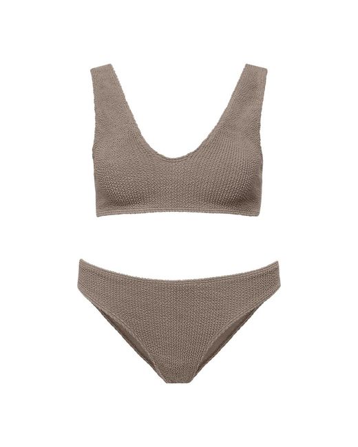 Sorbet Island Gray Bikinis