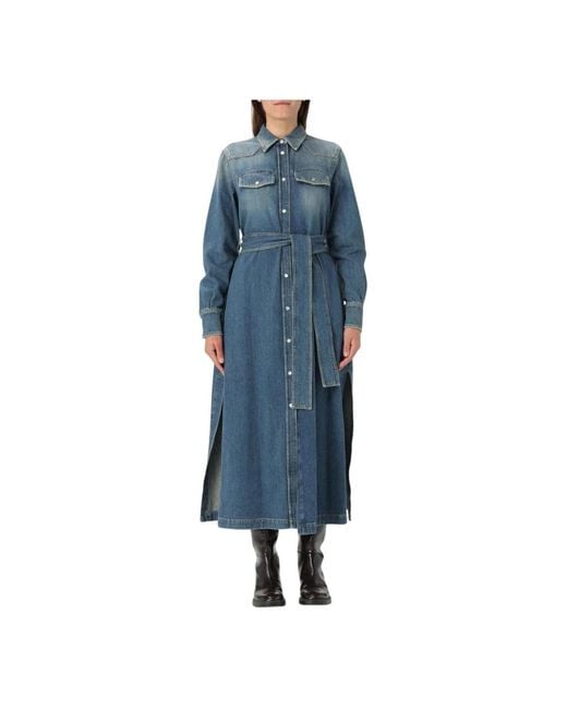 Shirt Dresses di Golden Goose Deluxe Brand in Blue