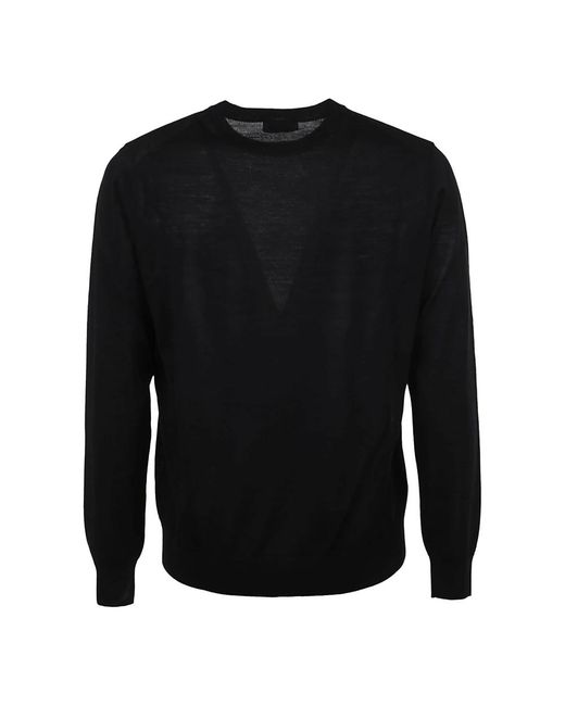 Ballantyne Black Round-Neck Knitwear for men