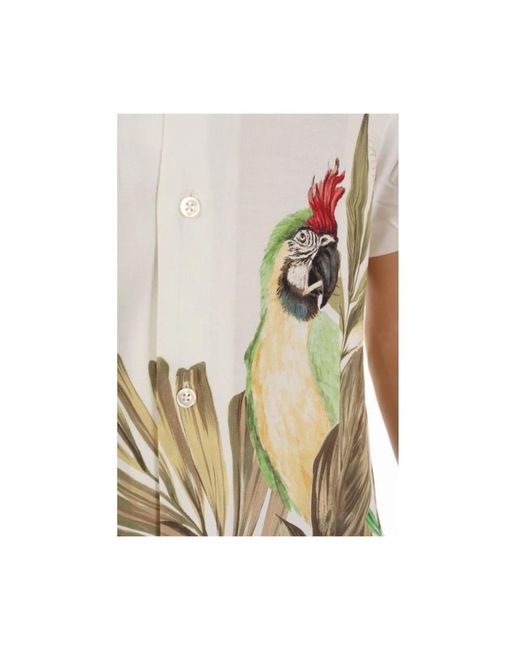 Baldessarini Natural Short Sleeve Shirts for men