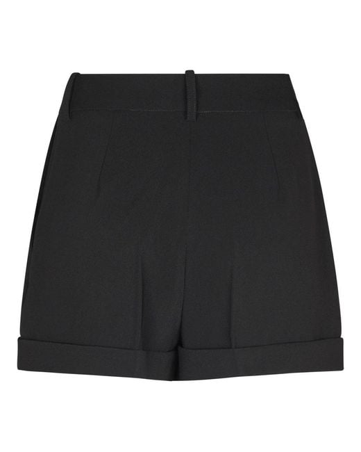 Elisabetta Franchi Black Short Shorts