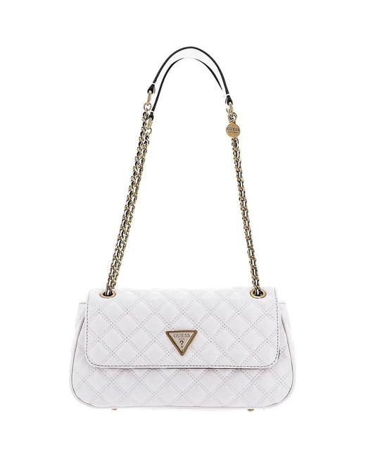 Guess White Shoulder Bags