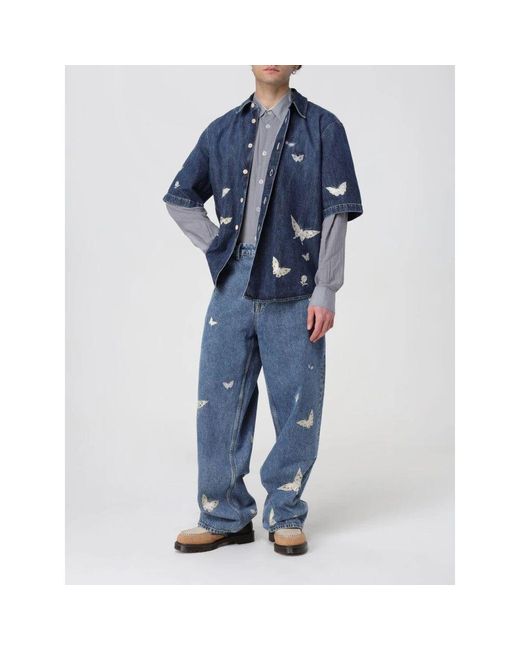 Our Legacy Zeitloses Dust Button-Up Hemd in Blue für Herren