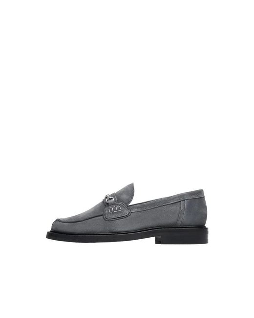 Filling Pieces Gray Loafers for men