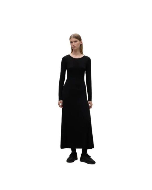 Ecoalf Black Irisn kleid, nachhaltige -baumwollmischung