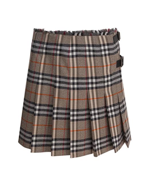 Short Skirts di Burberry in Natural