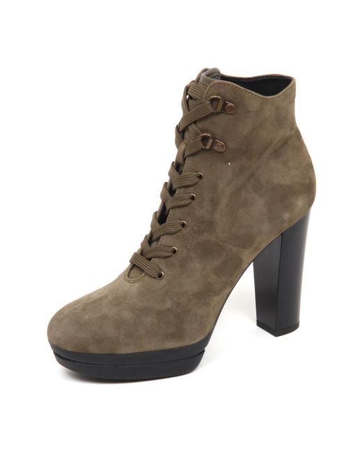 Hogan Brown Ankle Boot