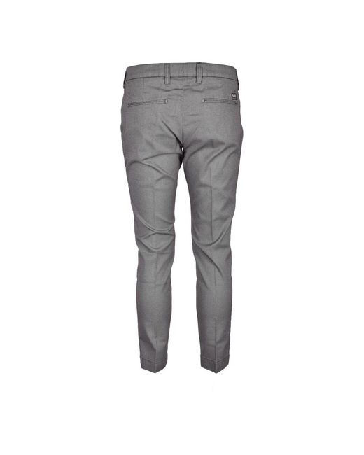 Entre Amis Lässige Baumwollmischung Stretchhose in Gray für Herren