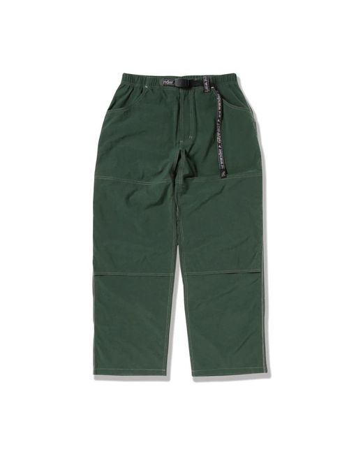 Gramicci Green Straight Trousers for men