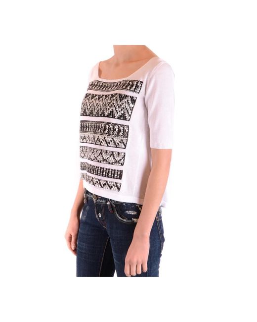 D.exterior White Blouses