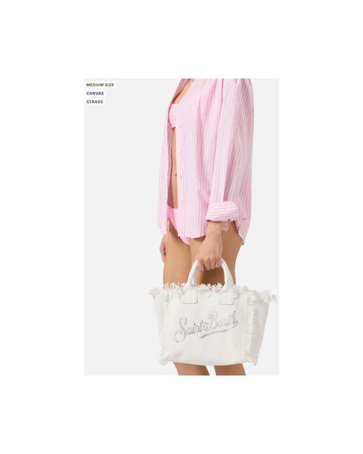 Mc2 Saint Barth White Tote Bags
