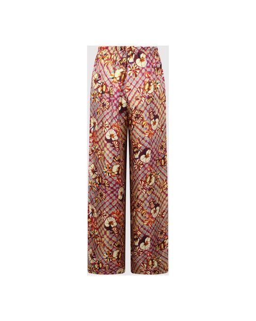 Ulla Johnson Pink Wide Trousers