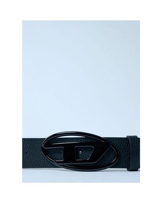 DIESEL Blue Belts for men