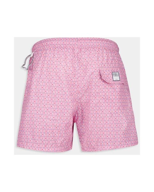 Fedeli Pink Beachwear for men