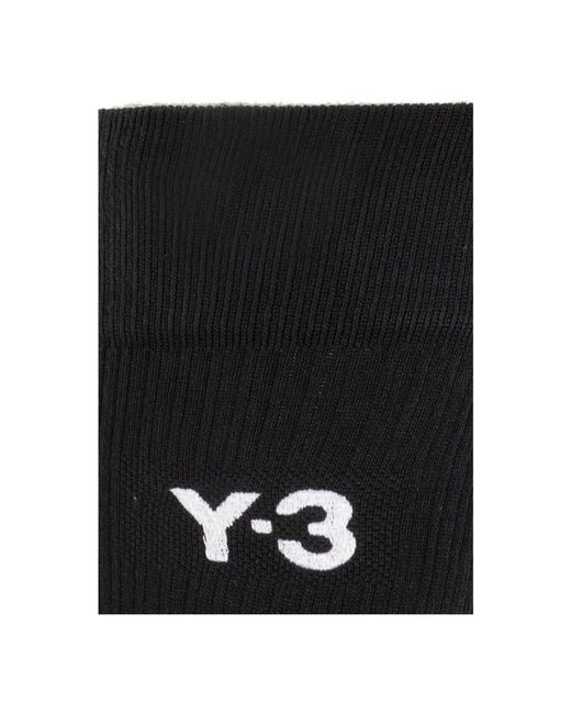 Y-3 Black Socks for men
