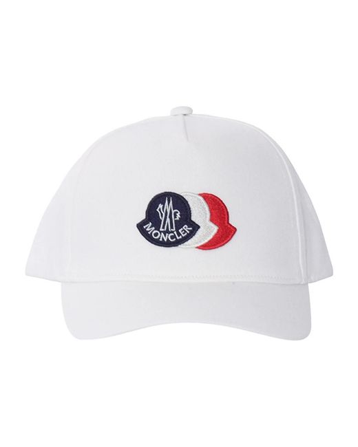 Moncler White Hats & Caps