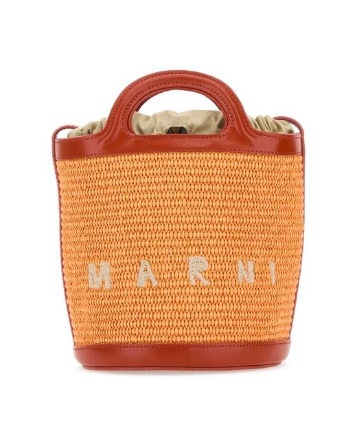 Handbags di Marni in Orange