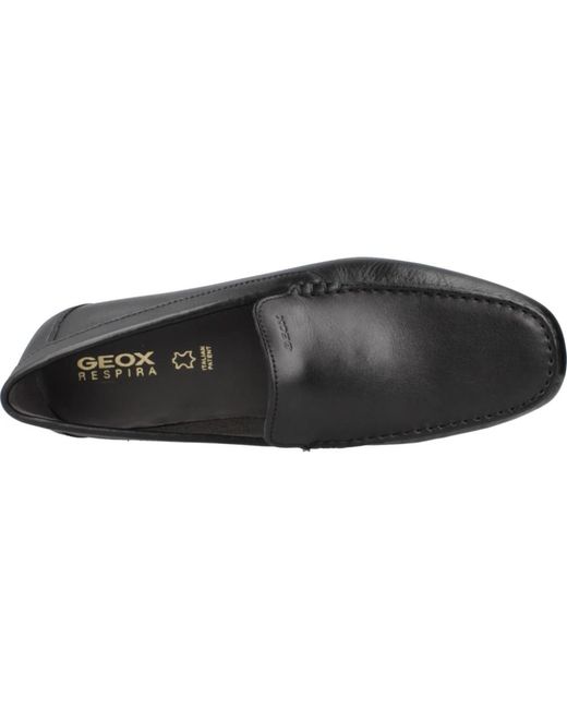 Shoes > flats > loafers Geox pour homme en coloris Black