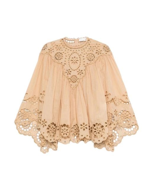 Blouses di Zimmermann in Natural