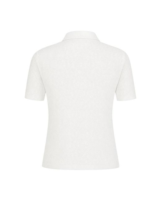 Tory Burch White Polo Shirts