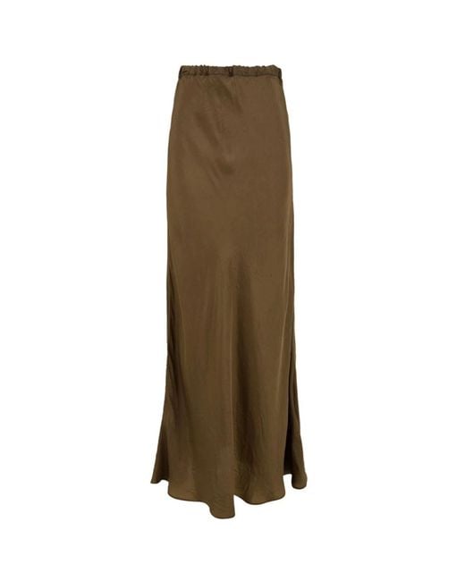 Aspesi Natural Maxi Skirts
