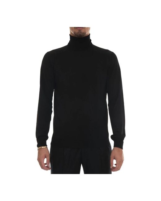 Turtlenecks hindustrie de hombre de color Black