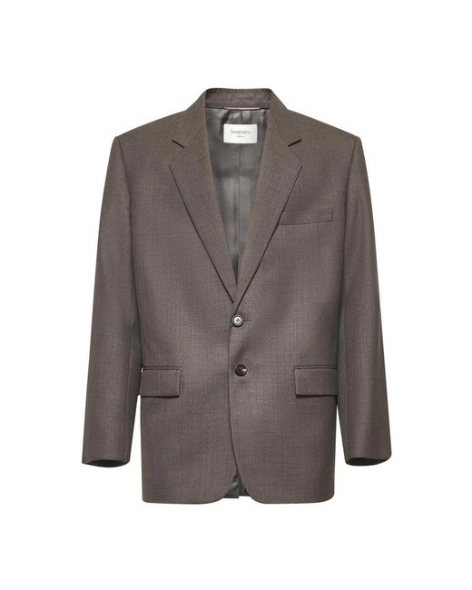 Saint Laurent Brown Blazers for men