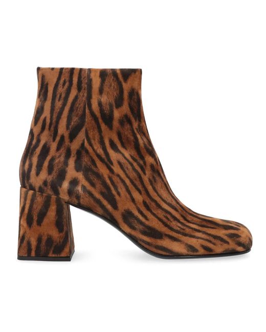 Heeled Boots Miu Miu de color Brown