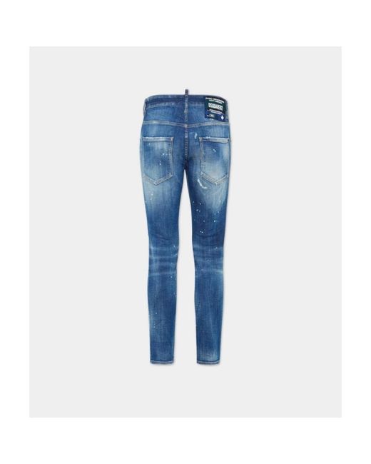 DSquared² Blue Skinny Fit Jeans for men