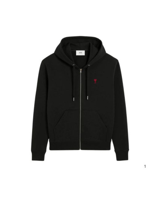 Zip-Throughs AMI de hombre de color Black