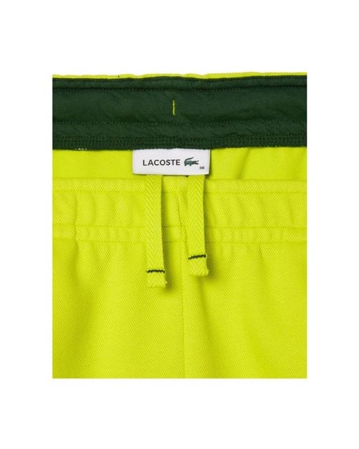 Lacoste Yellow Sweatpants
