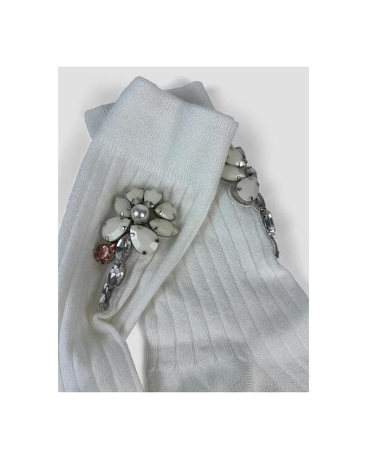 Socks Simone Rocha de color Gray
