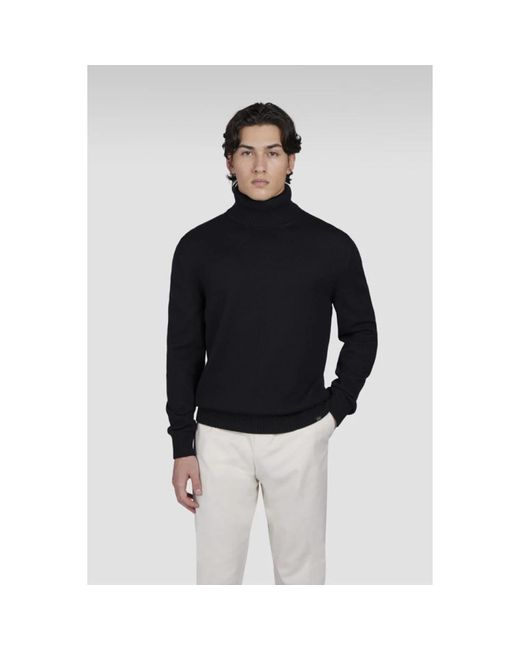 Paul & Shark Innovativer Soft Cool Touch Rollkragenpullover in Black für Herren