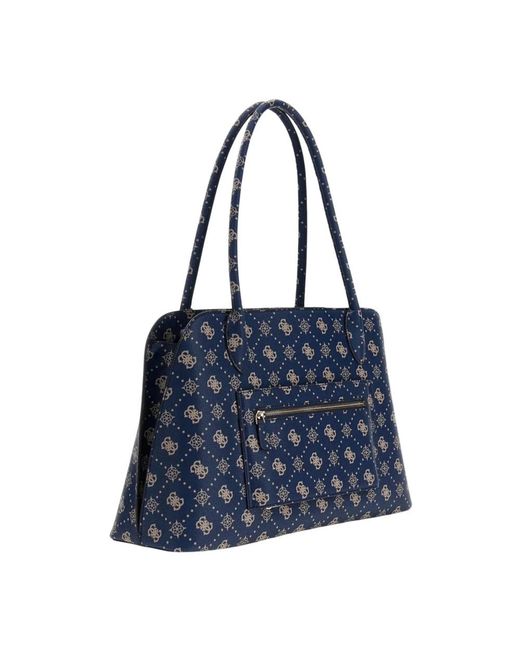 Guess Blue Shoulder Bags