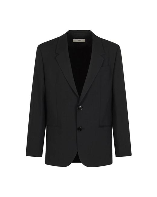 AMI Black Blazers for men