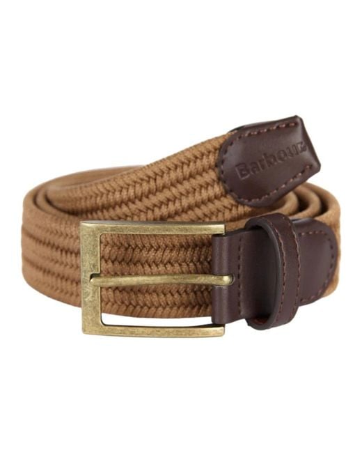 Barbour Brown Belts for men
