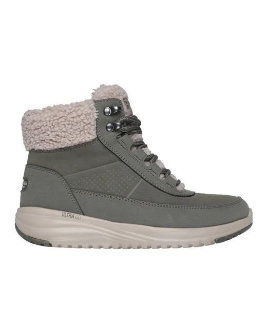 Winter Boots Skechers de color Gray