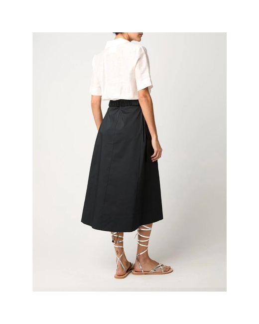 ALESSIA SANTI Black Midi Dresses