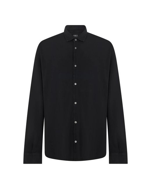 Fedeli Black Casual Shirts for men