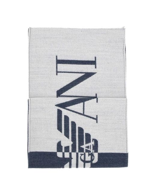 Emporio Armani Modische Schals Für Stilvolle Looks in White für Herren