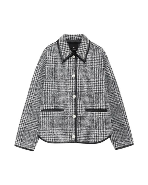 Anine Bing Gray Light Jackets