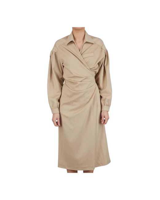 Kiton Cashmere Jurk in het Natural