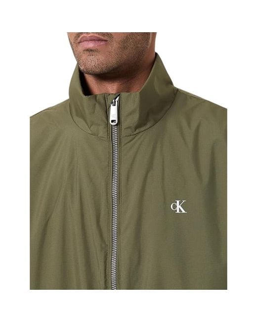 Calvin Klein Green Bomber Jackets for men