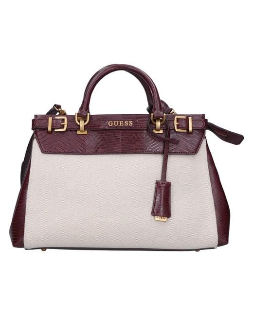 Guess Tassen. Bordeaux in het Purple