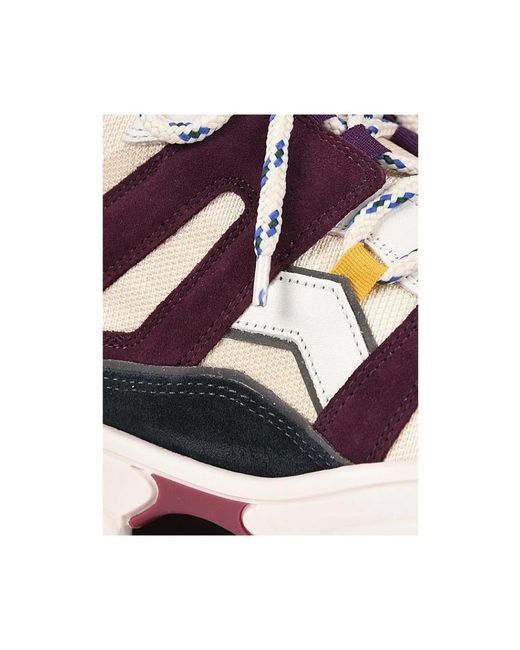Isabel Marant Neopren sneakers mit lederapplikationen in Purple für Herren