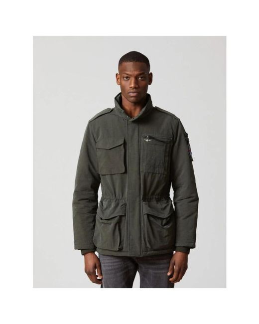 Aeronautica Militare Green Light Jackets for men